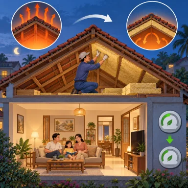 insulate: 断熱する