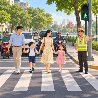 pedestrian crossing: 横断歩道