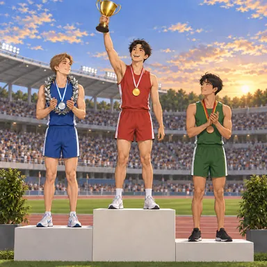runner-up: 二位の人