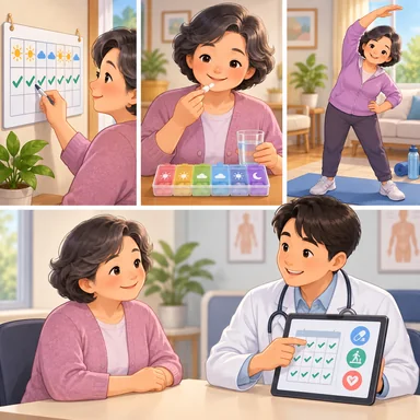 adherence to treatment: 治療を守り続けること
