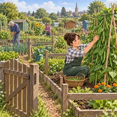 allotment: 市民に貸し出す菜園