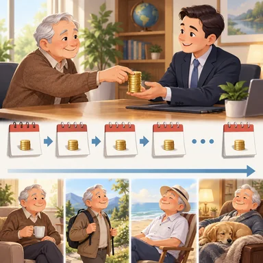 annuity: 毎年決まって受け取る給付