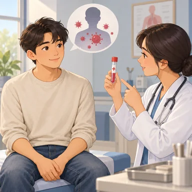 asymptomatic: 症状が出ていない