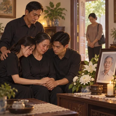 bereaved: 身内を亡くしたばかりの