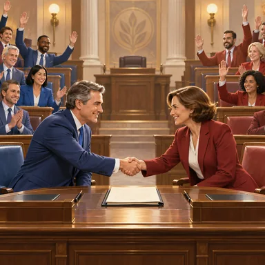bipartisan: 二つの党がともに支持する
