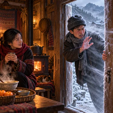 biting cold: 刺すような寒さ