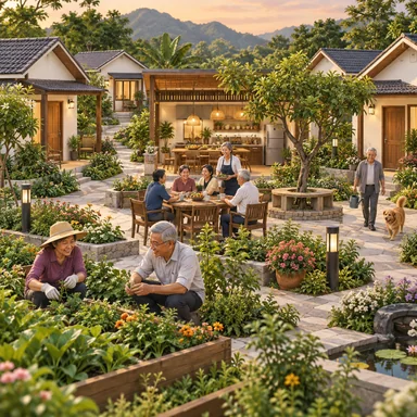 co-housing: それぞれの住まいを持つ共同の住まい方
