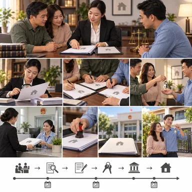 conveyancing: 不動産の所有権を移す手続き
