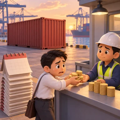 demurrage: 容れ物を返すのが遅れたときの費用