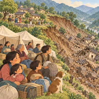 displaced: 住む場所を追われた