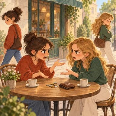 fall out over: もめて行き来が絶える