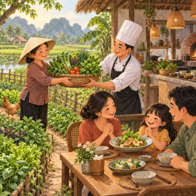 farm-to-table: 畑から食卓へ直に届ける