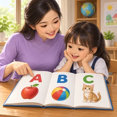 abecedary: 読みを教えるための文字の表