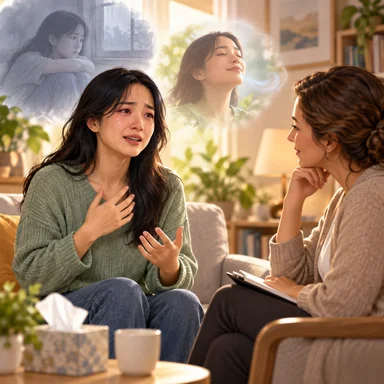 abreaction: 過去の感情を出しきることで楽になること