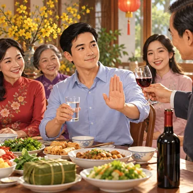 abstinent from drink: 酒をいっさい断っている