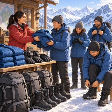 accouter a crew: ひと組の人に必要な装備をそろえる