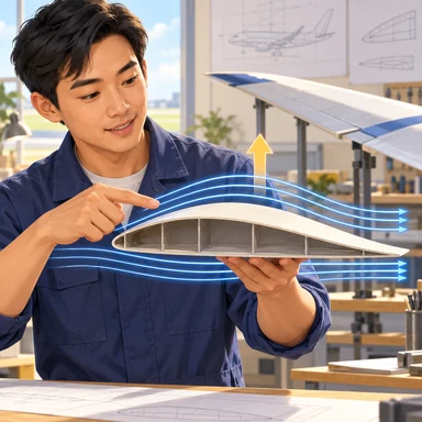 airfoil section: 浮く力を生む翼の断面の形