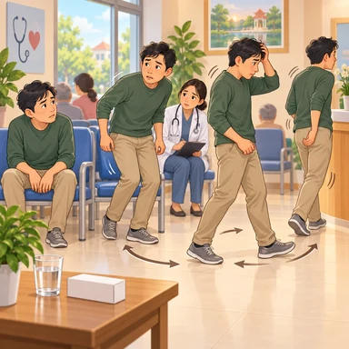 akathisia: じっとしていられない落ち着かなさ
