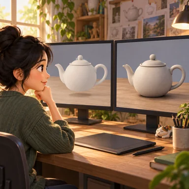 ambient occlusion: 隅の陰りで立体感を出すやり方