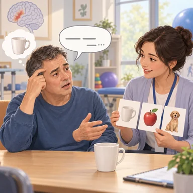 aphasia: 言葉が使えなくなる状態