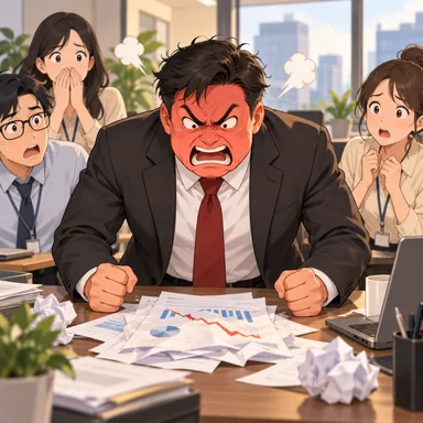 apoplectic: 怒りで顔を真っ赤にした