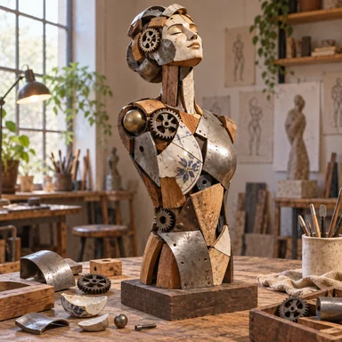 assemblage of parts: 部品を寄せ集めて作った塊